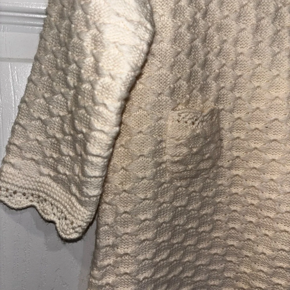 Sarah Louise Knitted Dress in Ivory​ - Picture 6 of 8